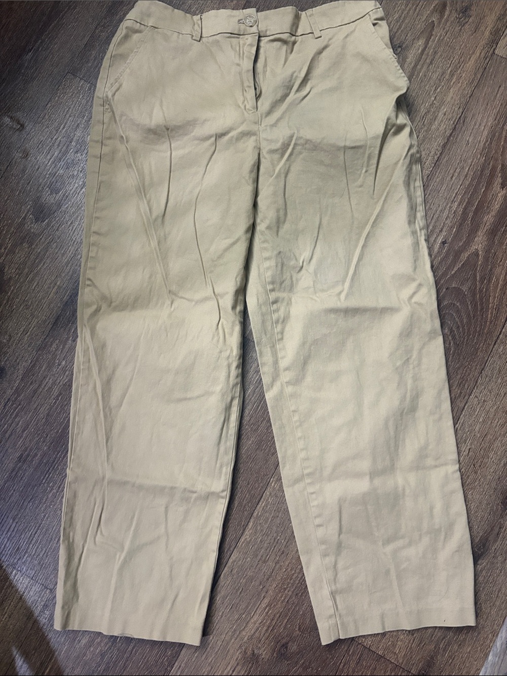 Cato Straight-Leg Khaki Pants - Light Tan